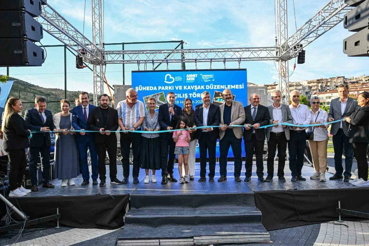 Balıkesir'de Şüheda Parkı törenle hizmete açıldı
