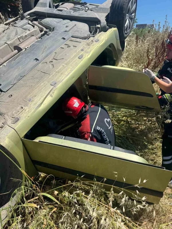 Arının girdiği taksi kazası: 1 ölü, 4 yaralı