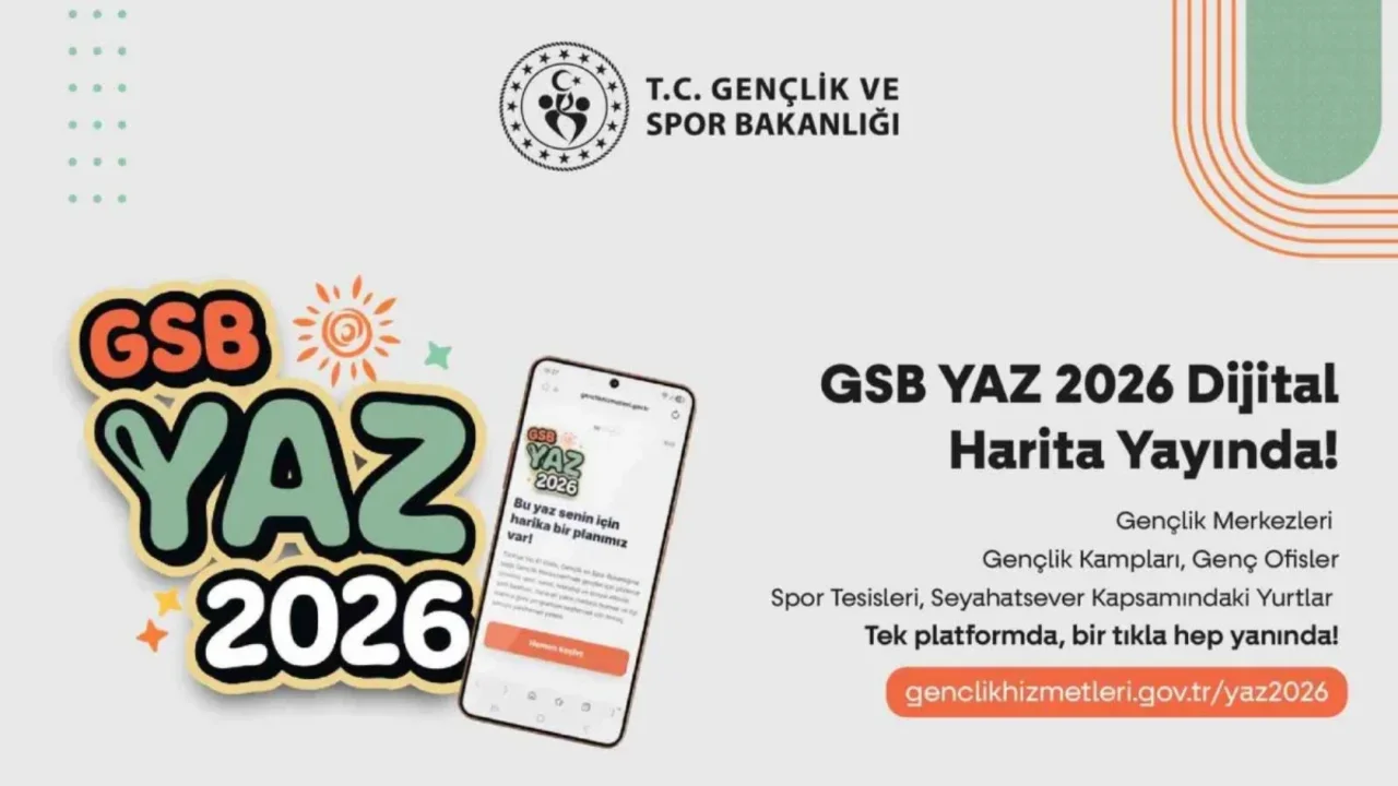 GSB YAZ 2026 Dijital Harita Platformu gençlerin erişimine açıldı