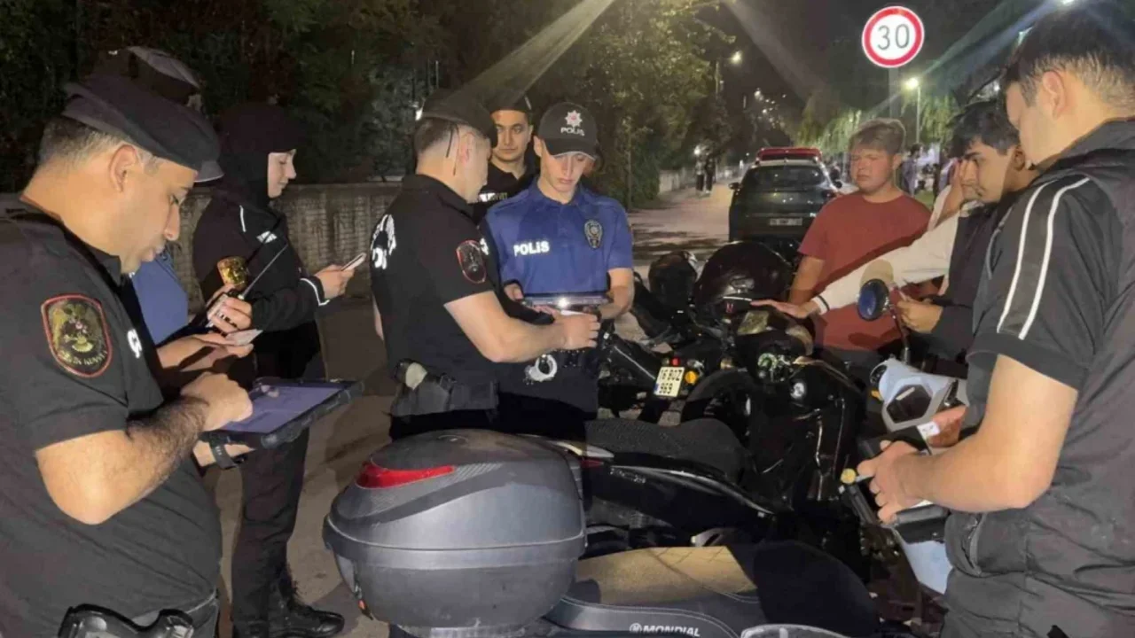 Bursa'da YKS öncesi huzur ve sessizlik için geniş denetim