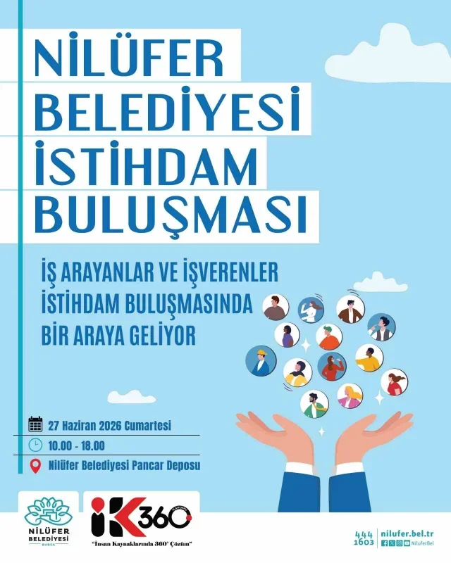 Nilüfer Belediyesi İstihdam Buluşması 27 Haziran'da yapılacak