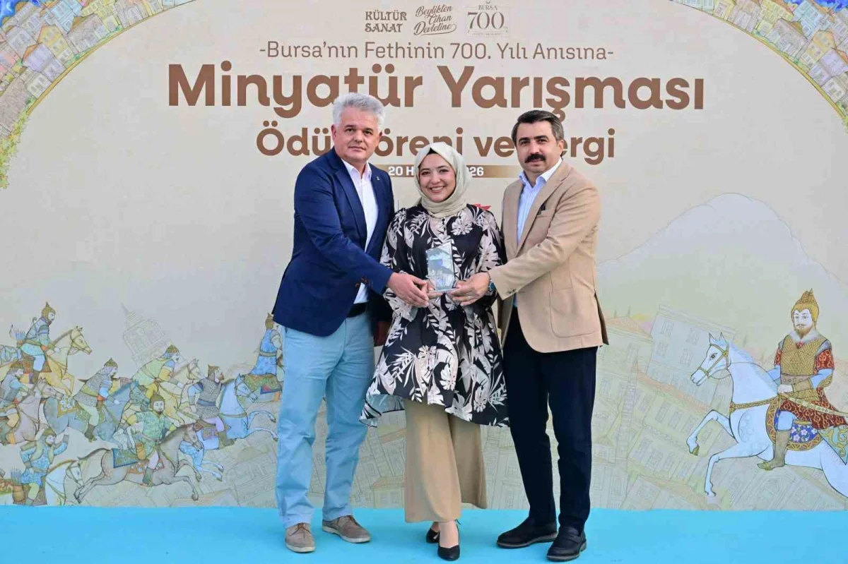 Bursa'nın fethi minyatür yarışmasıyla sergilendi
