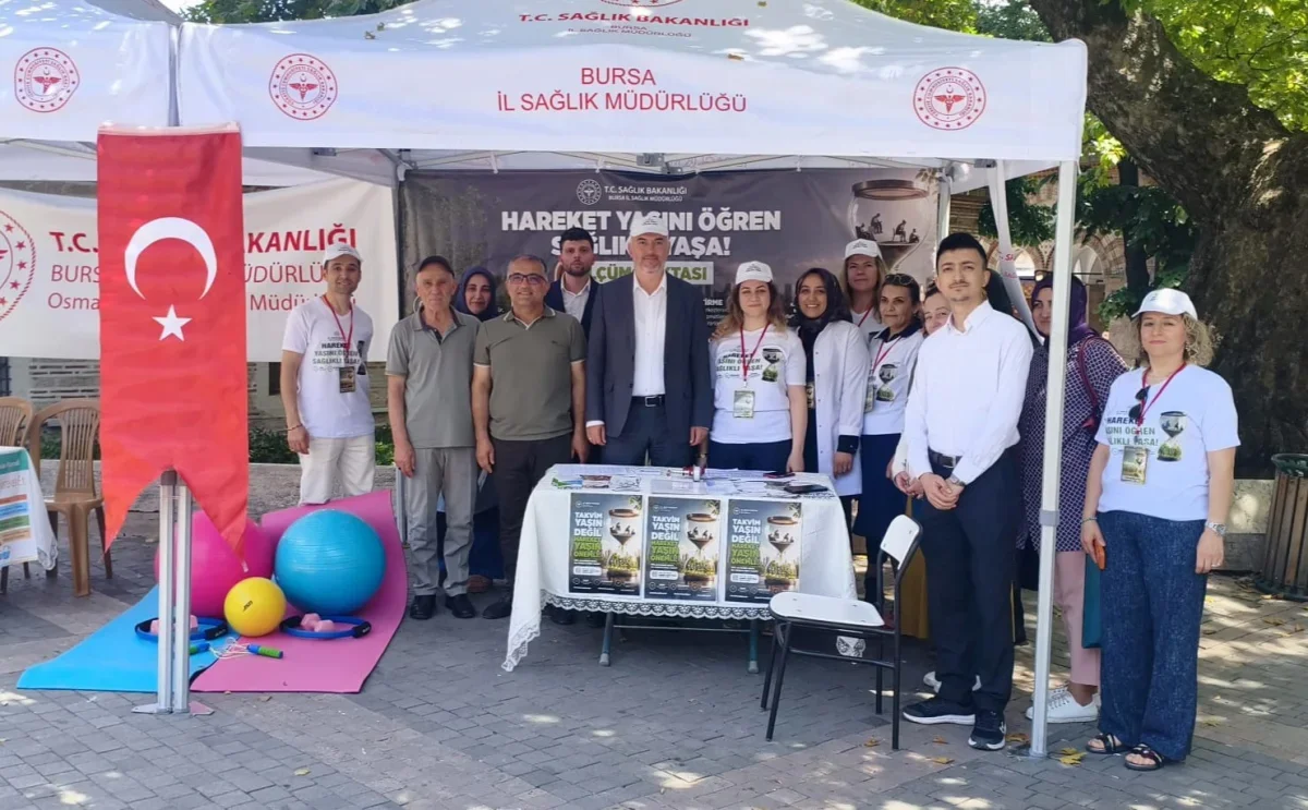 Bursa'da Hareket Yaşını Öğren Kampanyasına Yoğun İlgi