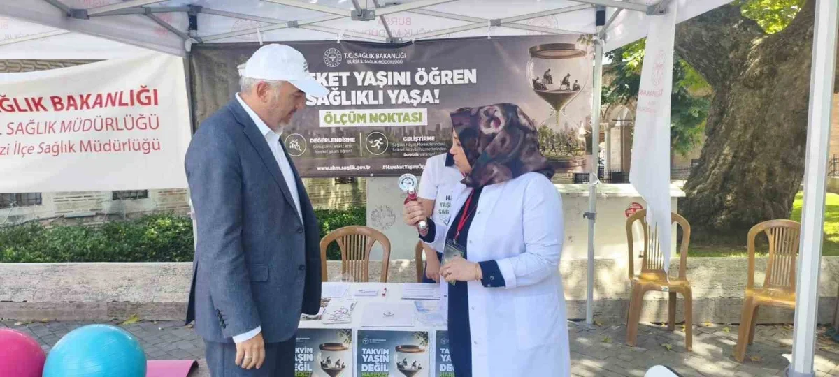 Bursa'da Hareket Yaşını Öğren Kampanyasına Yoğun İlgi