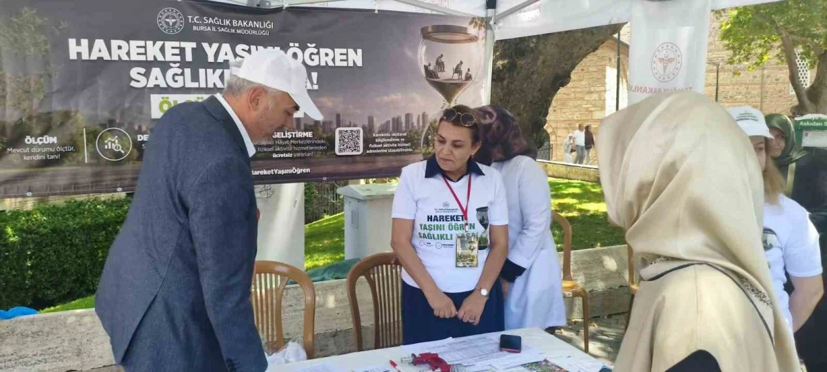 Bursa'da Hareket Yaşını Öğren Kampanyasına Yoğun İlgi