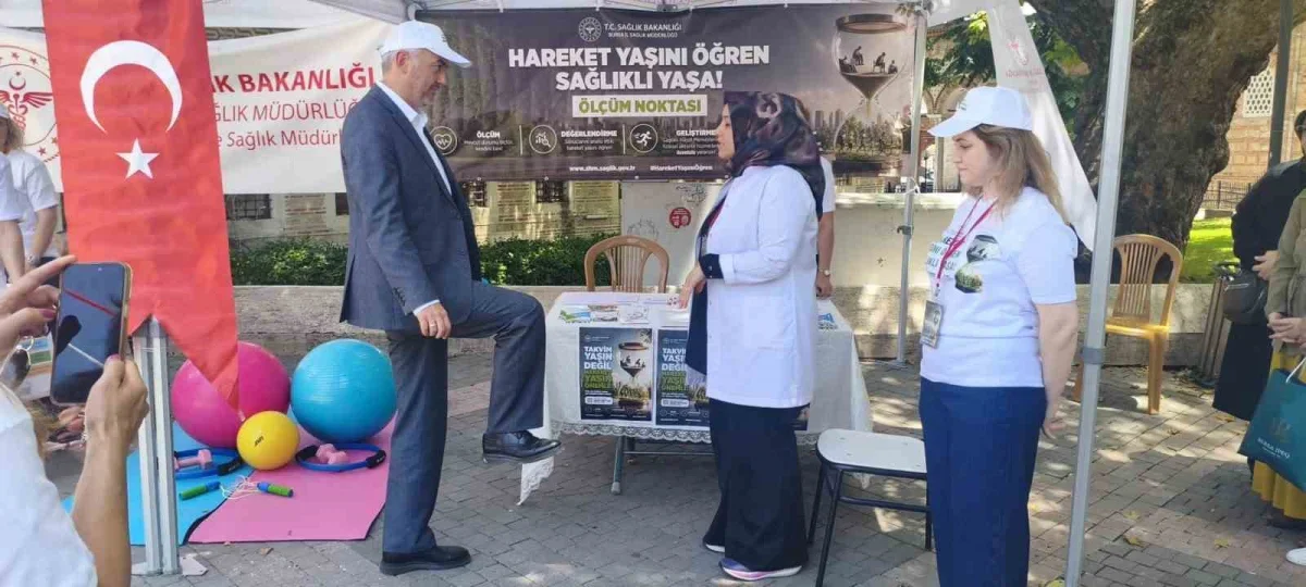 Bursa'da Hareket Yaşını Öğren Kampanyasına Yoğun İlgi
