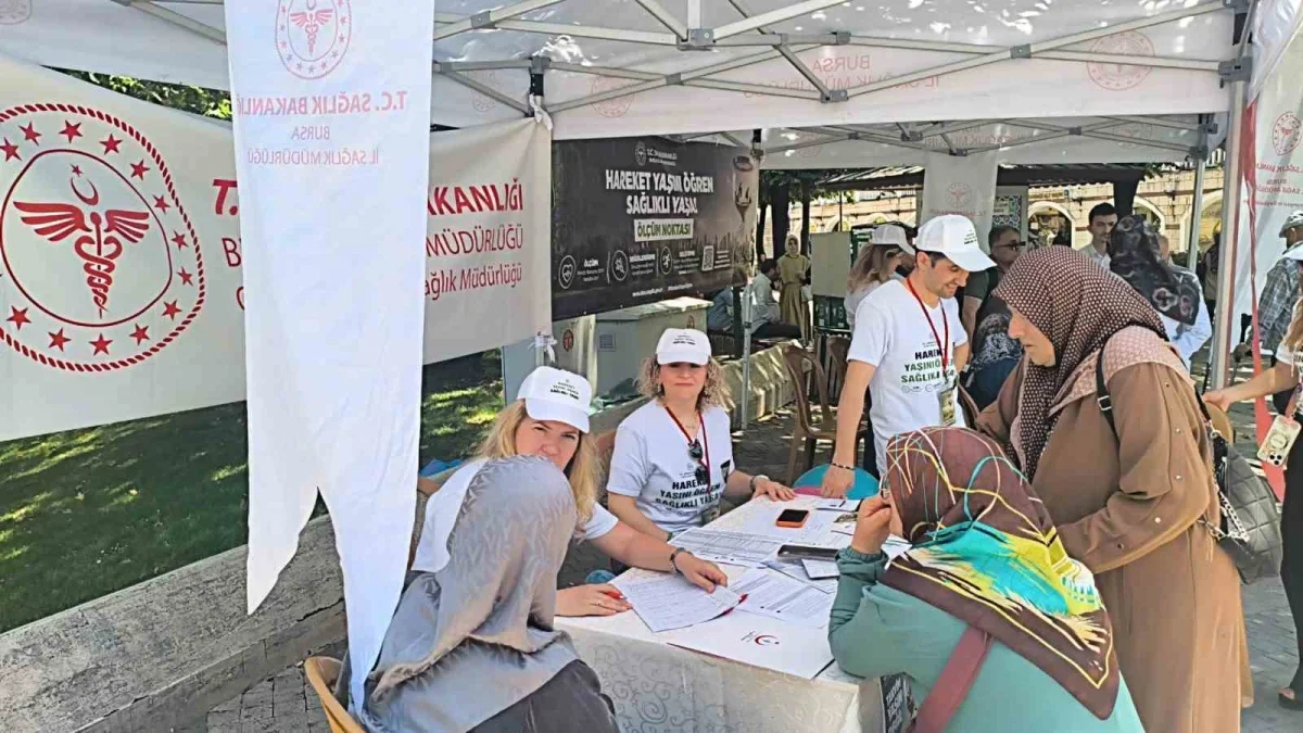 Bursa'da Hareket Yaşını Öğren Kampanyasına Yoğun İlgi