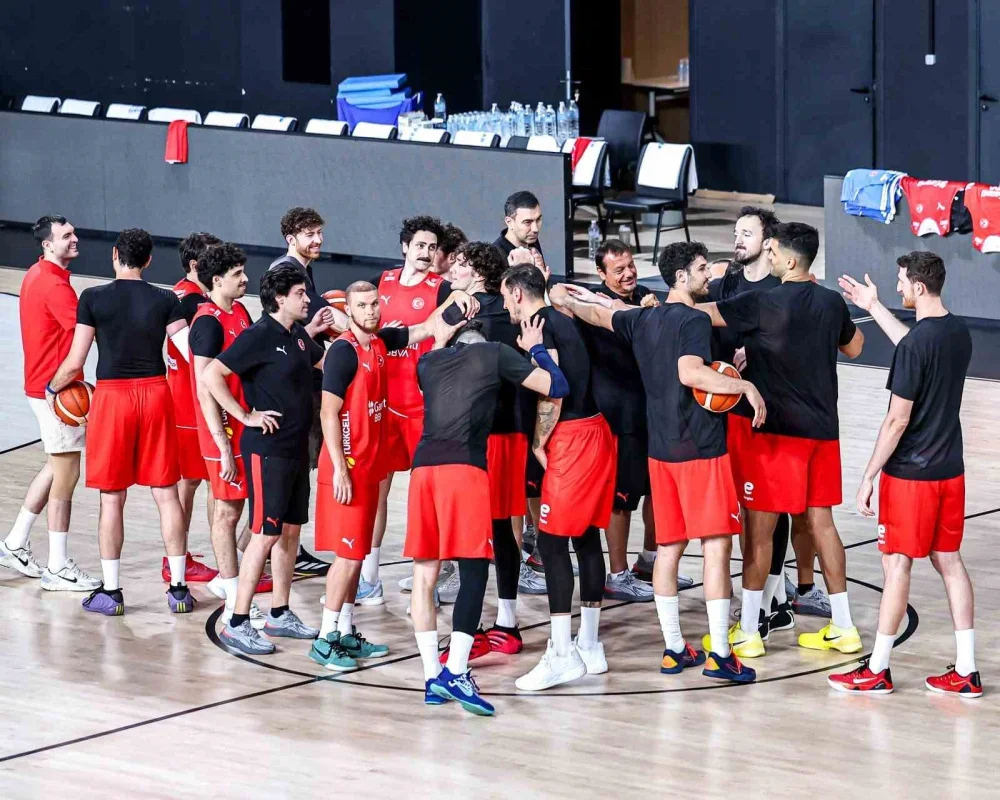 A Milli Erkek Basketbol Takımı Bosna Hersek maçı için hazır