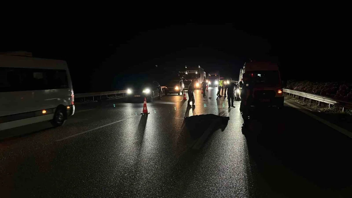 Bursa Çevre Yolu'nda tırın çarptığı şahıs hayatını kaybetti