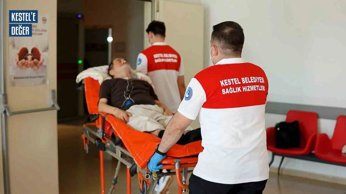 Kestel Belediyesi'nden hasta nakil ambulans hizmeti