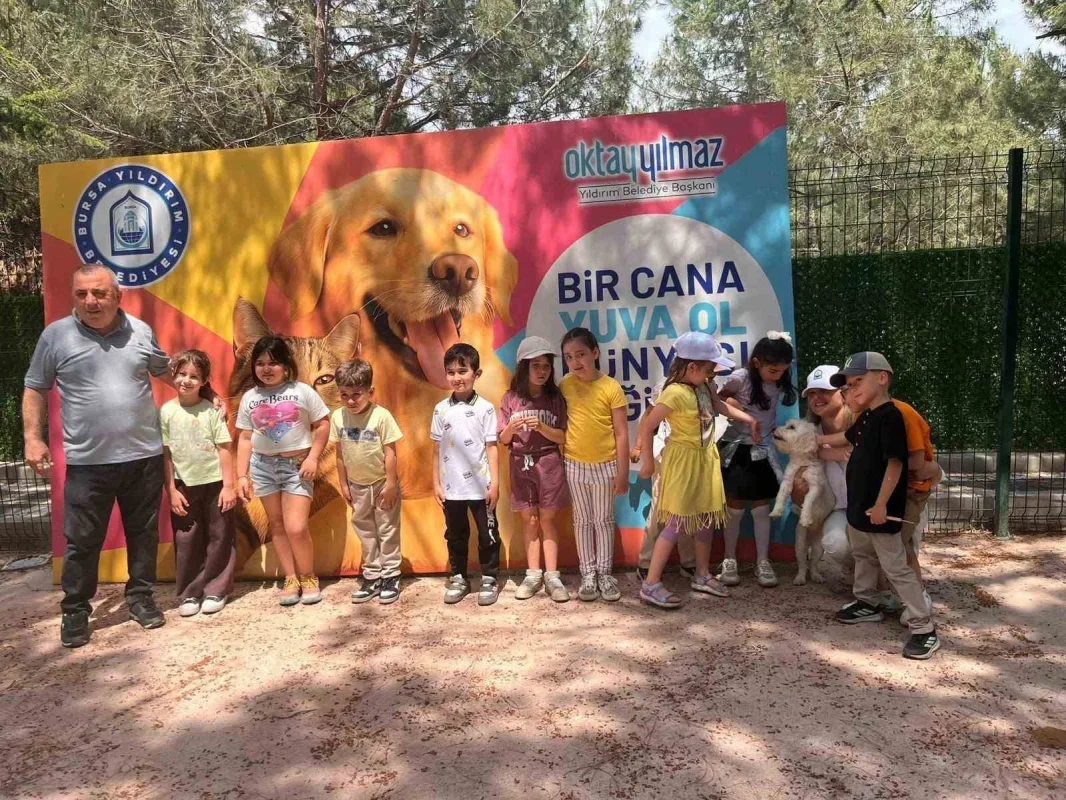 Yıldırım'da sahipsiz sokak hayvanları merkezi öğrencilere açıldı