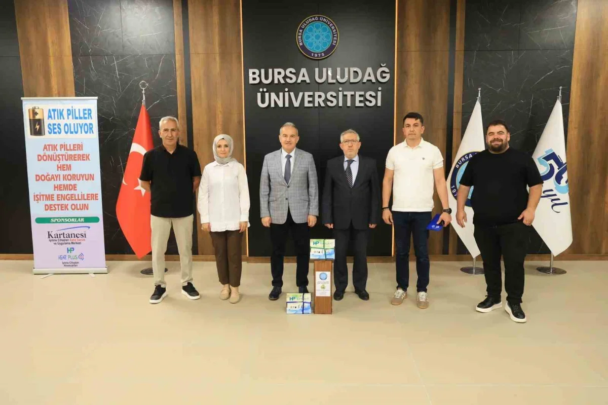 BUÜ'de atık piller işitme engellilere destek olacak