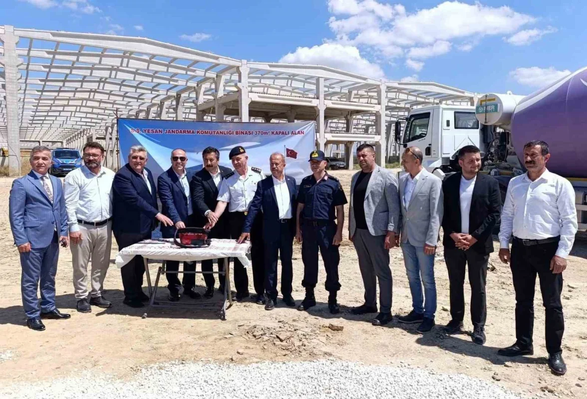 Yenişehir'de Jandarma Hizmet Binası'nın temeli atıldı