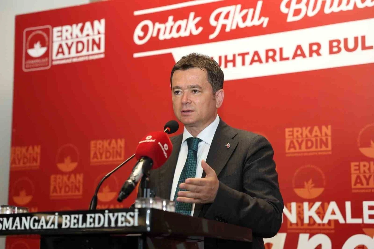 Erkan Aydın muhtarlarla Osmangazi sorunlarını masaya yatırdı