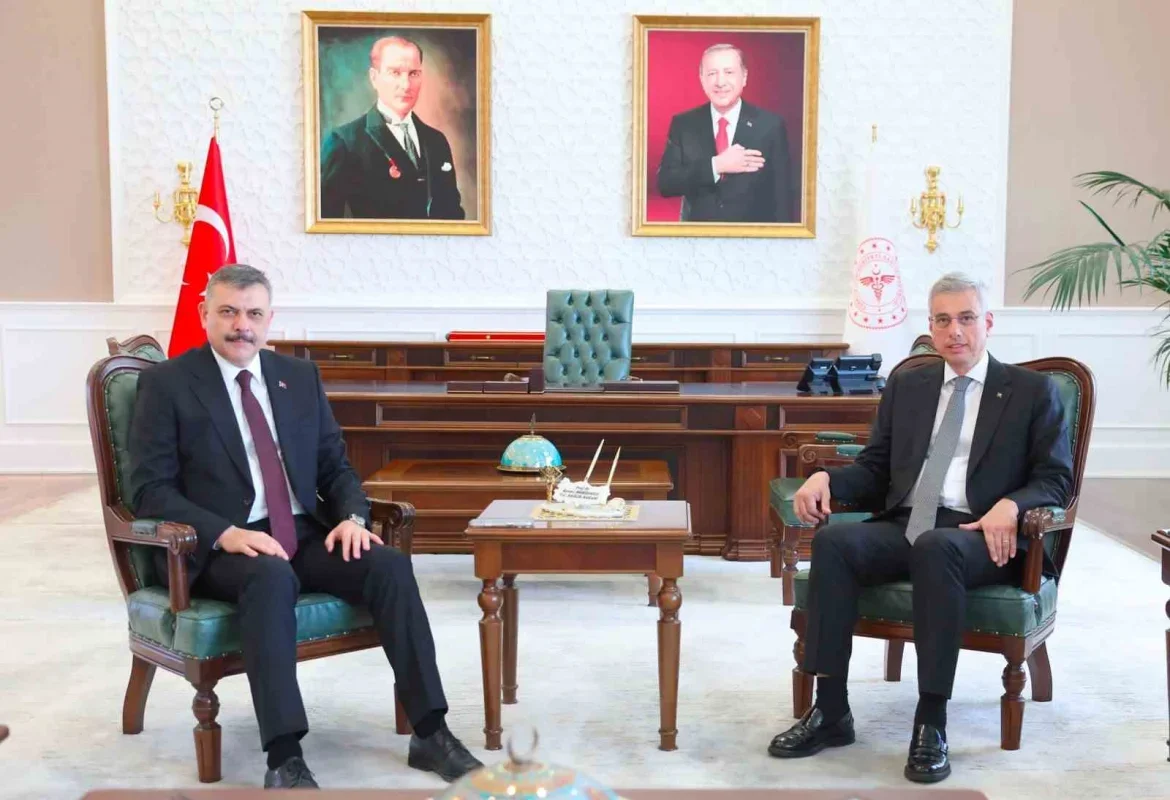 İçişleri Bakanı Çiftçi ile Sağlık Bakanı Memişoğlu görüştü