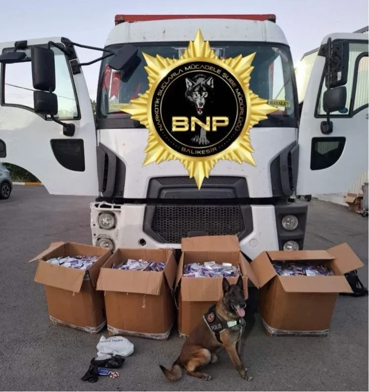Balıkesir polisinden rekor uyuşturucu operasyonu: 235 bin hap