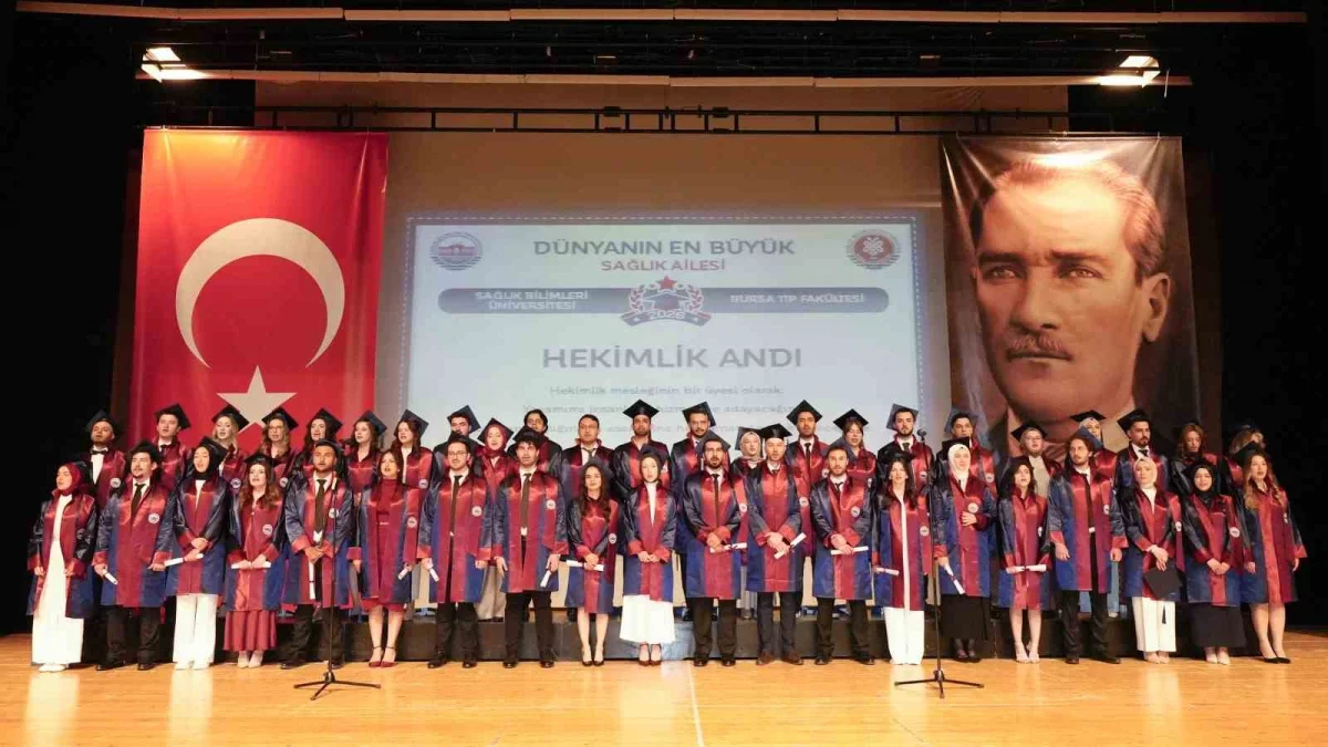 Bursa Tıp Fakültesi ilk mezunlarını verdi: 43 hekim