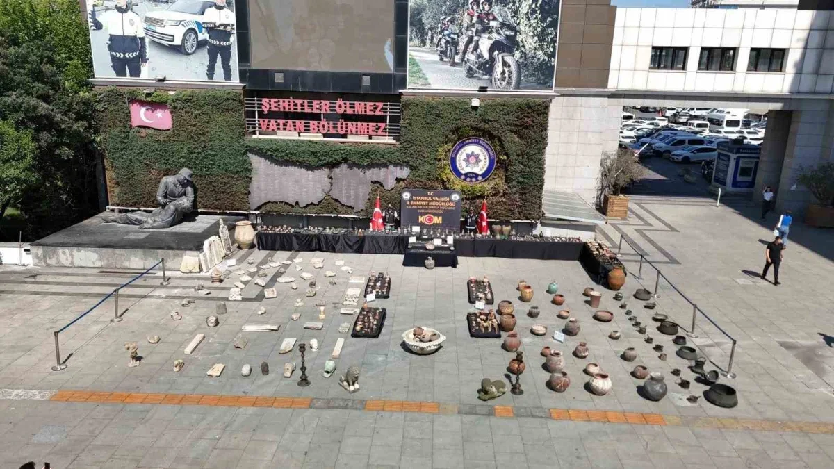 Beykoz'da 10 bini aşkın tarihi eser İstanbul Emniyeti'nde