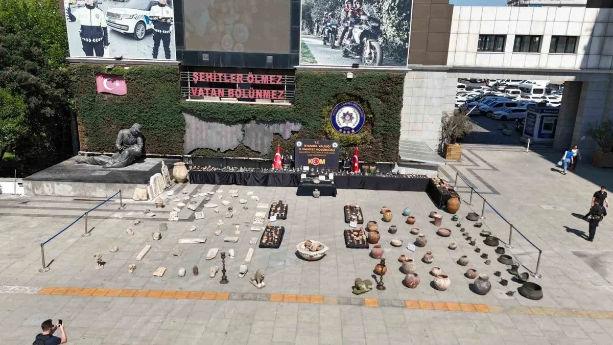 Beykoz'da 10 bini aşkın tarihi eser İstanbul Emniyeti'nde
