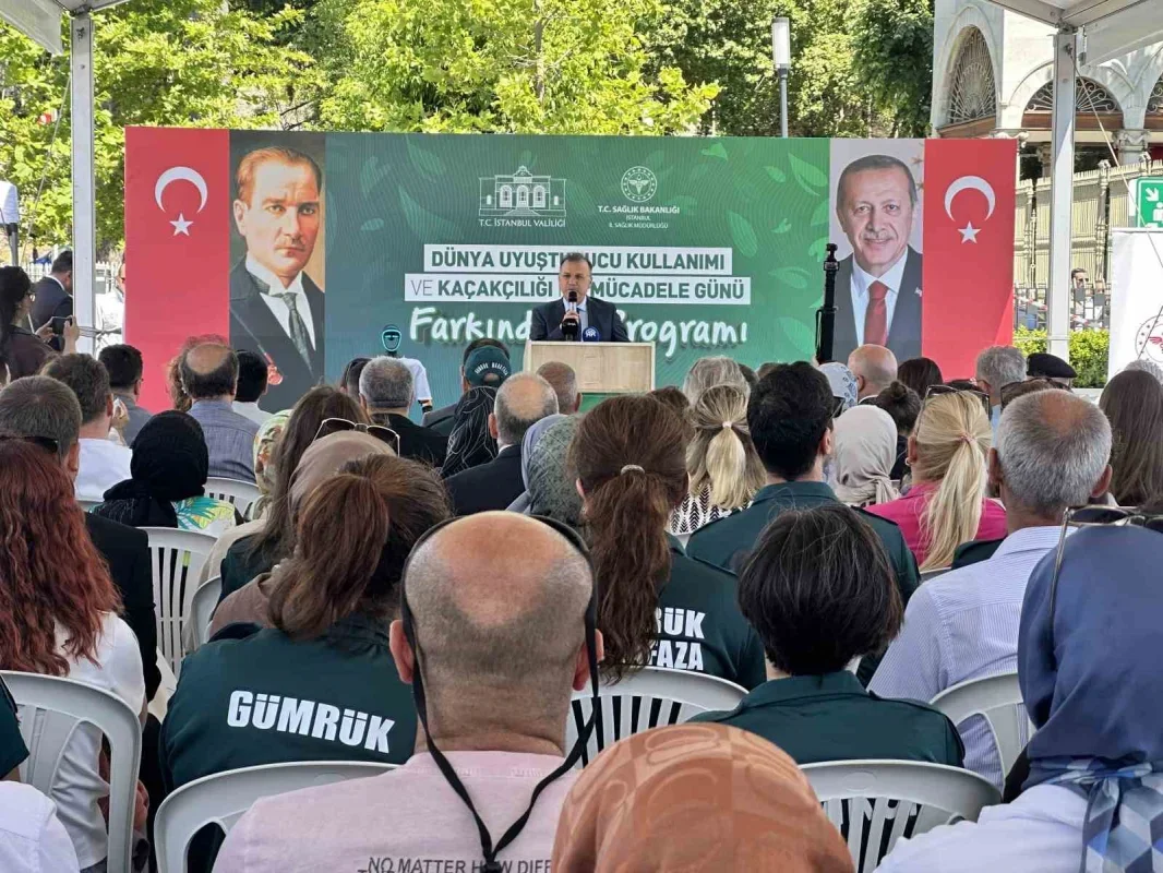 İstanbul'da uyuşturucuya karşı farkındalık programı düzenlendi
