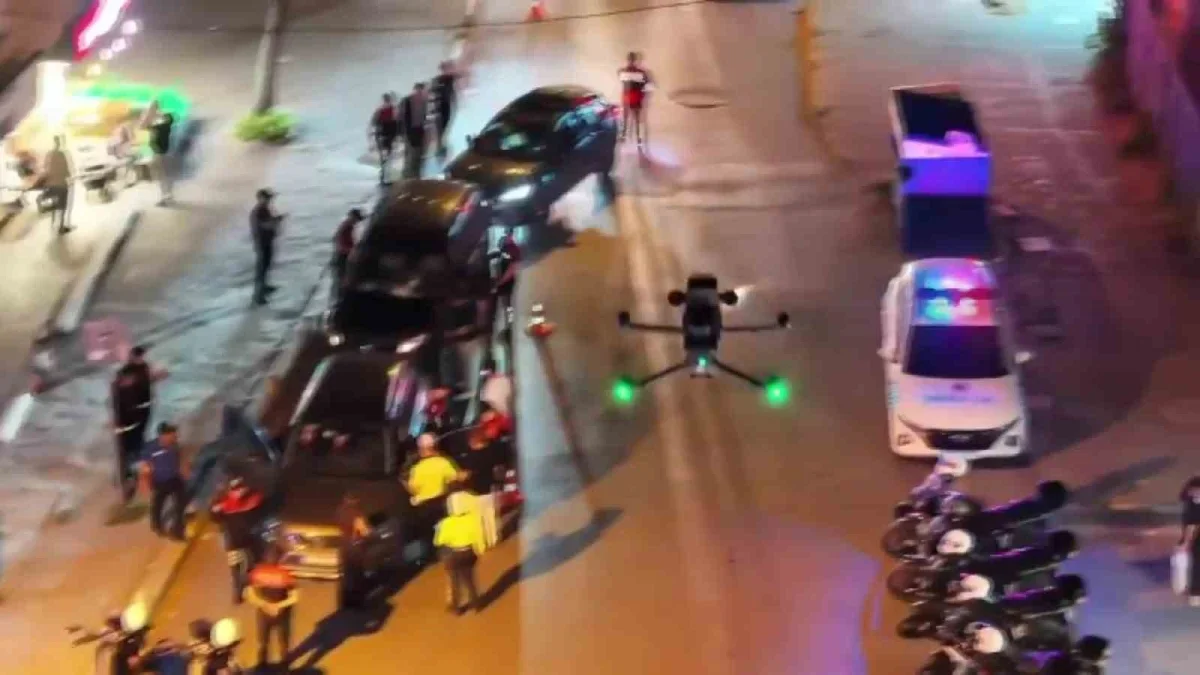 Avcılar'da dron destekli huzur uygulaması yapıldı