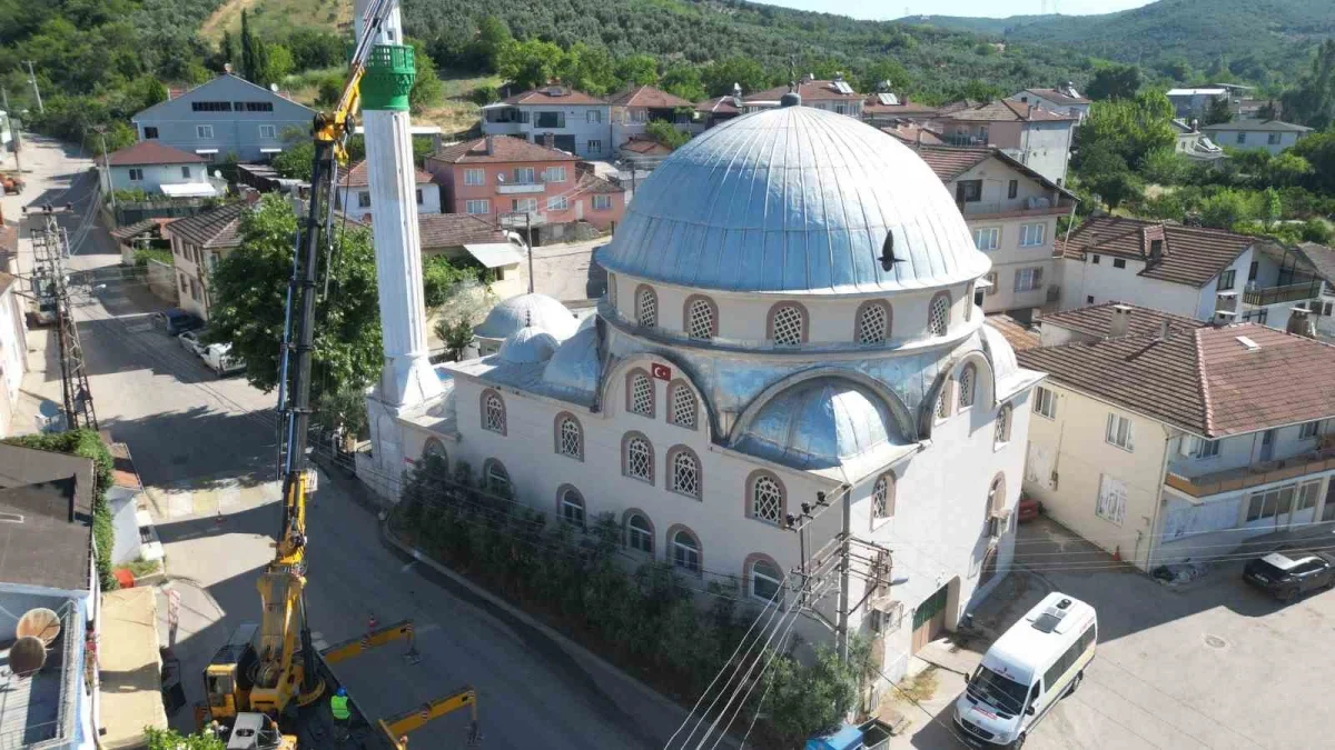Bursa Büyükşehir Belediyesi Çağrışan Camii'ni yeniliyor
