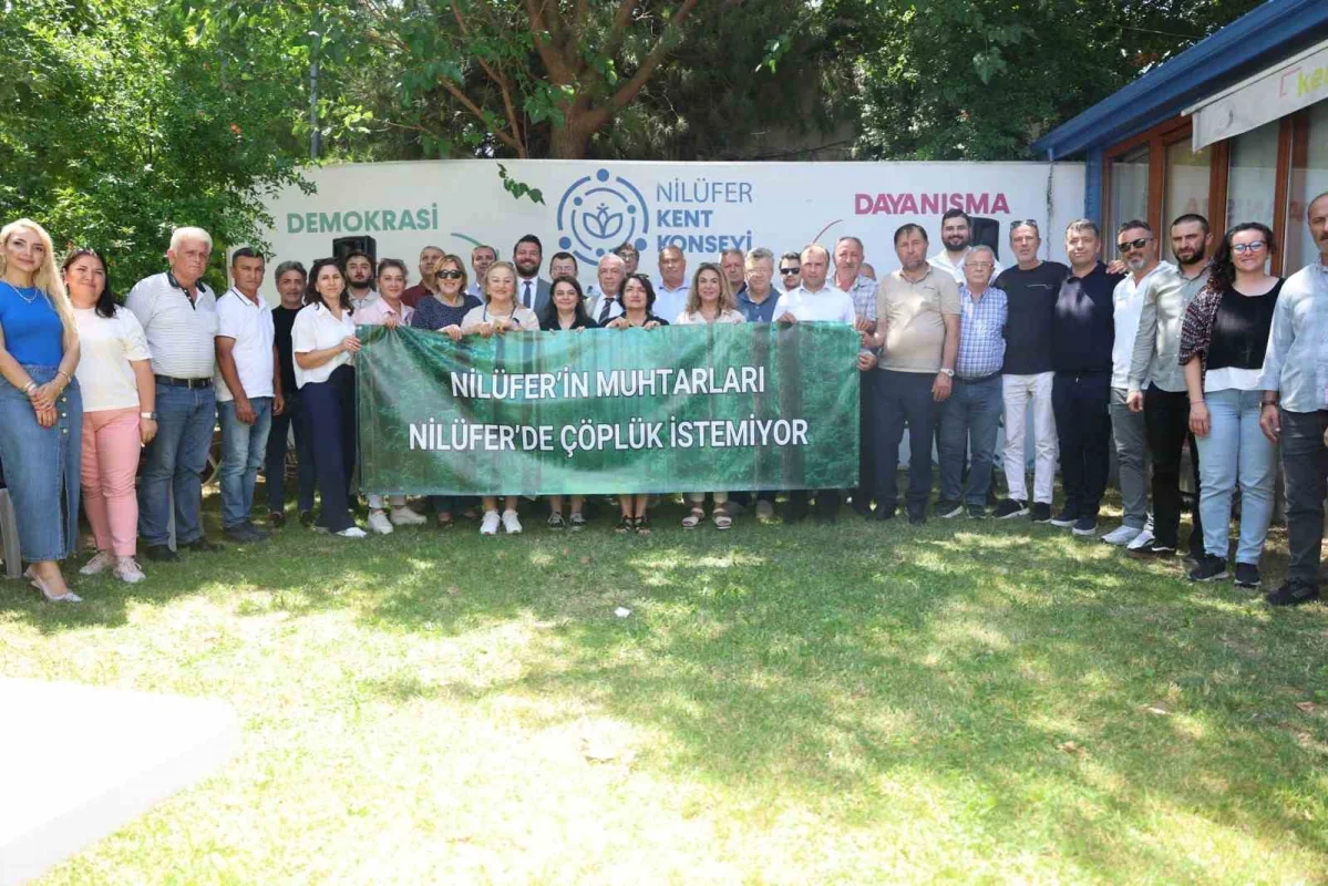 Nilüfer'de katı atık tesisi tepkisi: Muhtarlar tek ses oldu