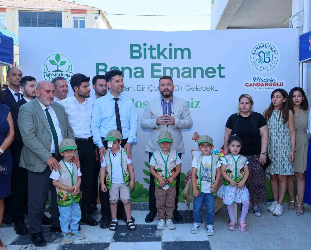 Arnavutköy'de çocuklara "Bitkim Bana Emanet" projesi başladı