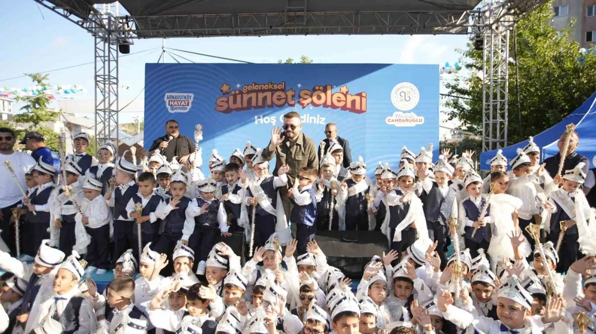 Arnavutköy'de 924 çocuk için geleneksel sünnet şöleni