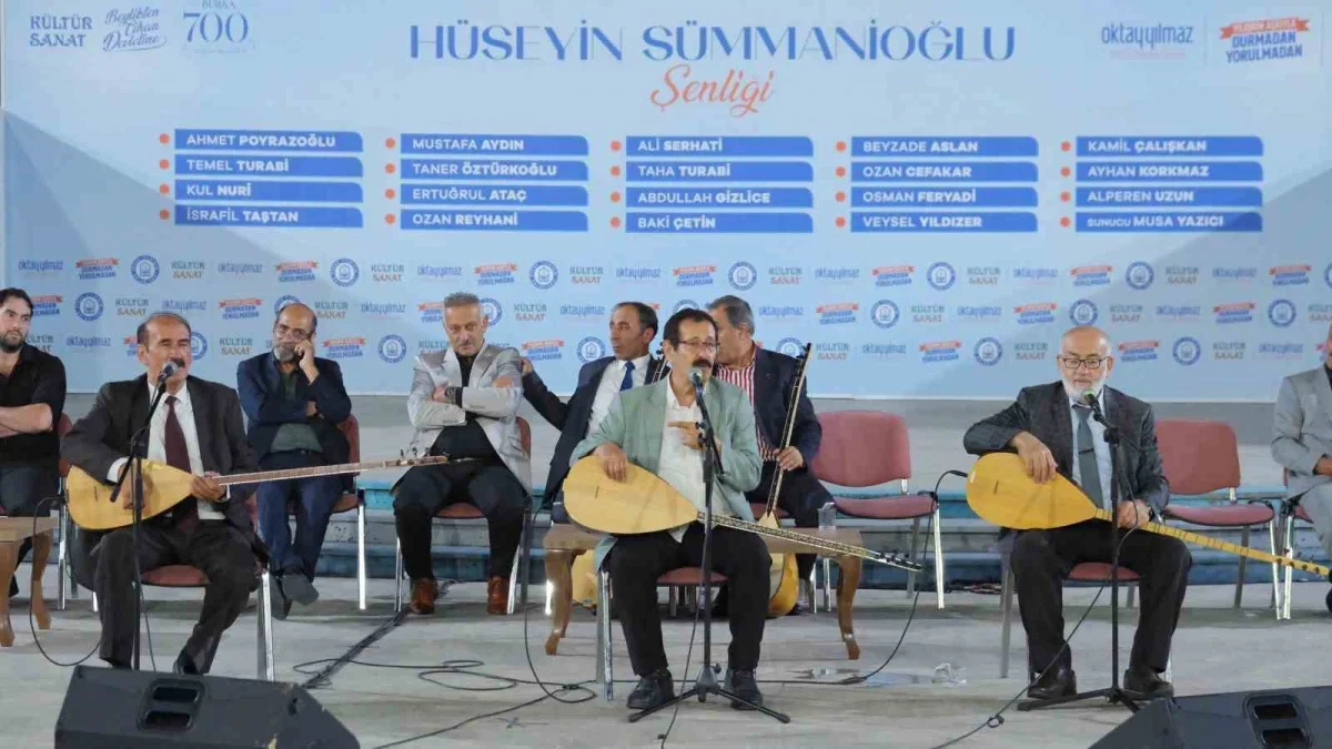 Yıldırım Belediyesi'nden Aşık Hüseyin Sümmanioğlu'na vefa gecesi