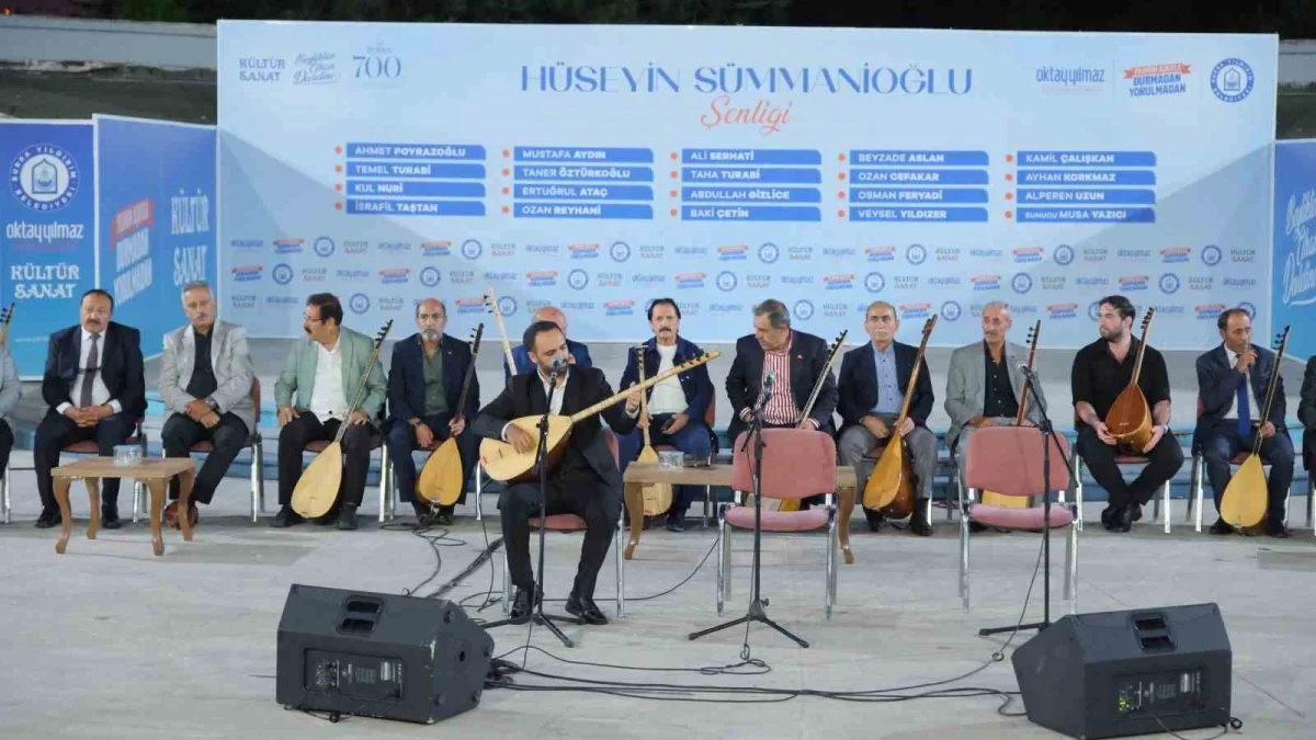 Yıldırım Belediyesi'nden Aşık Hüseyin Sümmanioğlu'na vefa gecesi