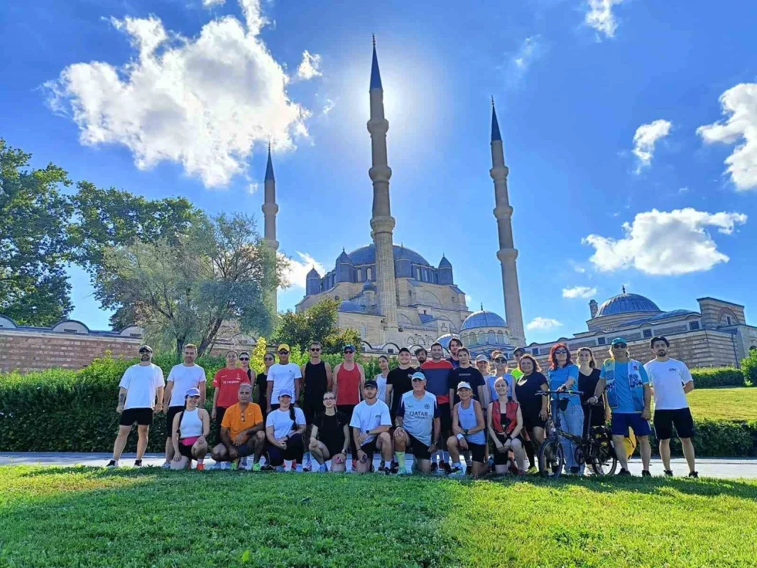 Selimiye Camii için Edirne'de 15. yıl farkındalık koşusu