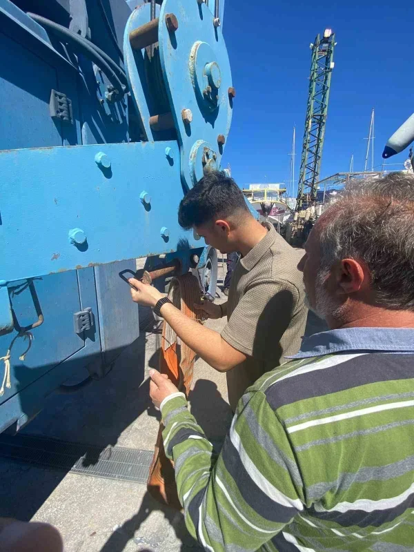 Ayvalıklı deniz öğrencileri Avrupa'da staj yaptı