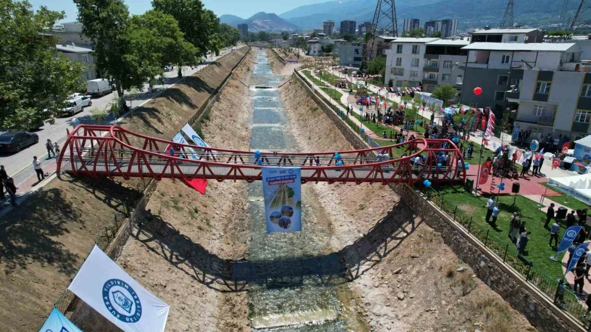 Yıldırım'da Deliçay Parkı açıldı: 200 milyon liralık dönüşüm