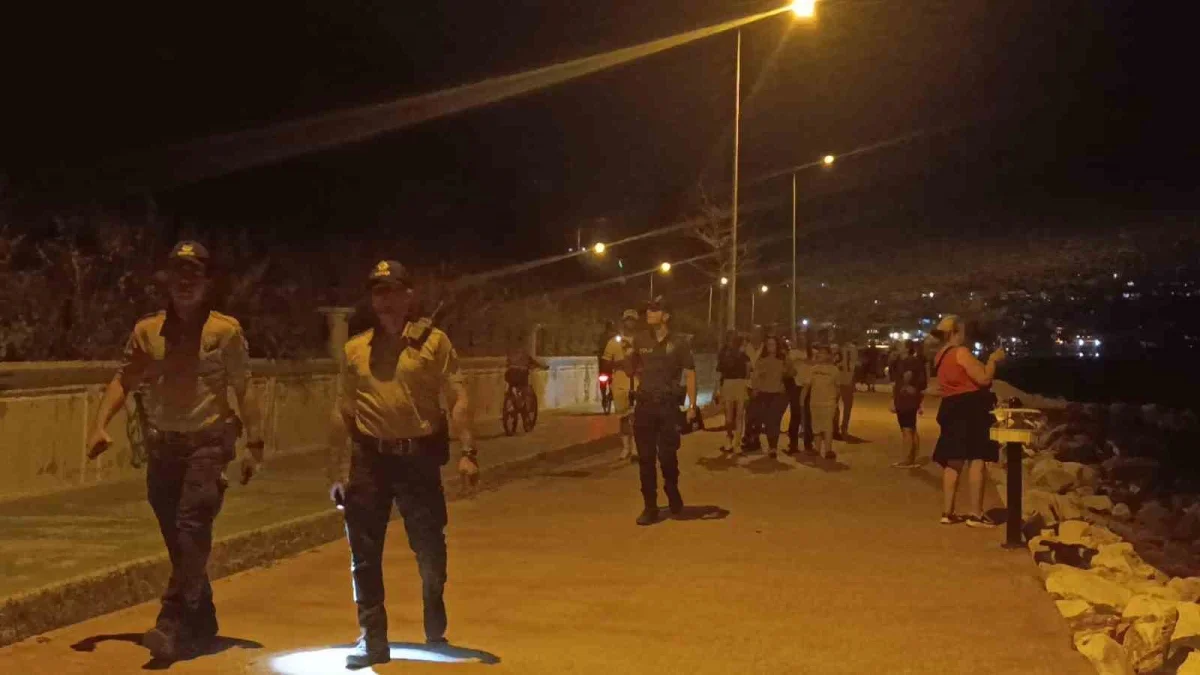Tekirdağ sahilinde huzur uygulaması: 600 kişi sorgulandı