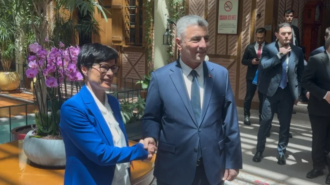 Ömer Bolat, AB Komiseri Marta Kos ile Ankara'da görüştü