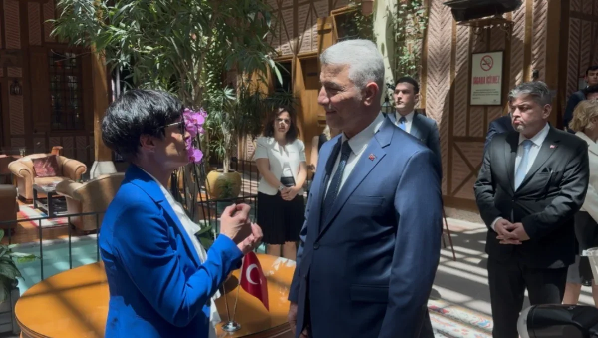 Ömer Bolat, AB Komiseri Marta Kos ile Ankara'da görüştü
