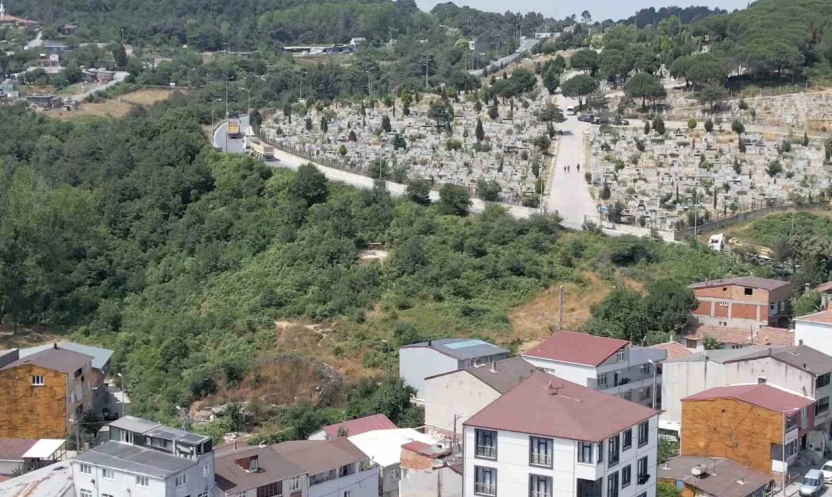 Boğazköy'de hafriyat kamyonlarına mahalle sakinlerinden tepki