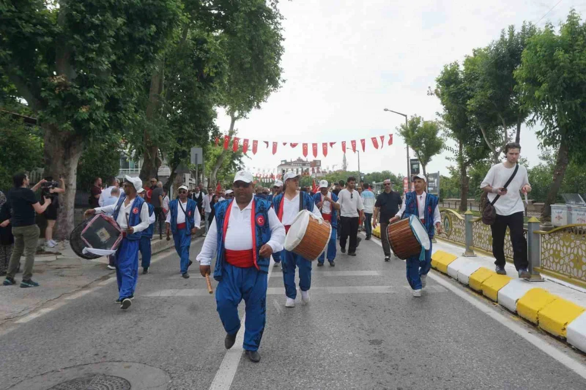 Edirne'de Kırkpınar'ın ağa karşılama geleneği sürdü