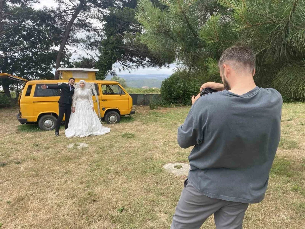 Sarıyer'de korsan düğün fotoğrafçılarına sıkı denetim yapıldı