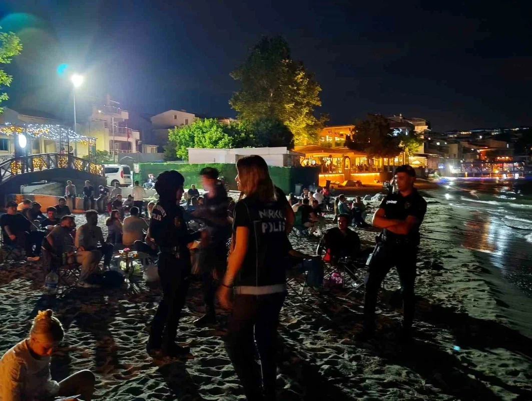 Tekirdağ'da sahilde huzur uygulaması: Bin kişiye GBT