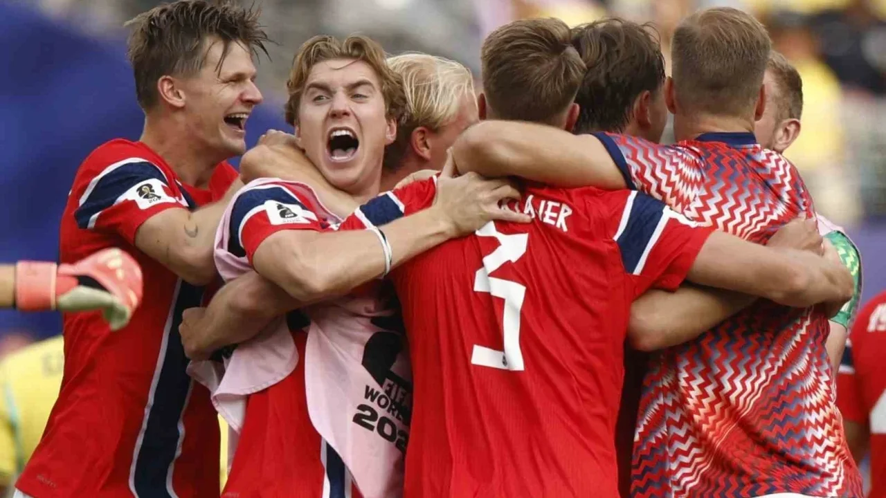 Haaland Brezilya'yı yıktı, Norveç çeyrek finale çıktı