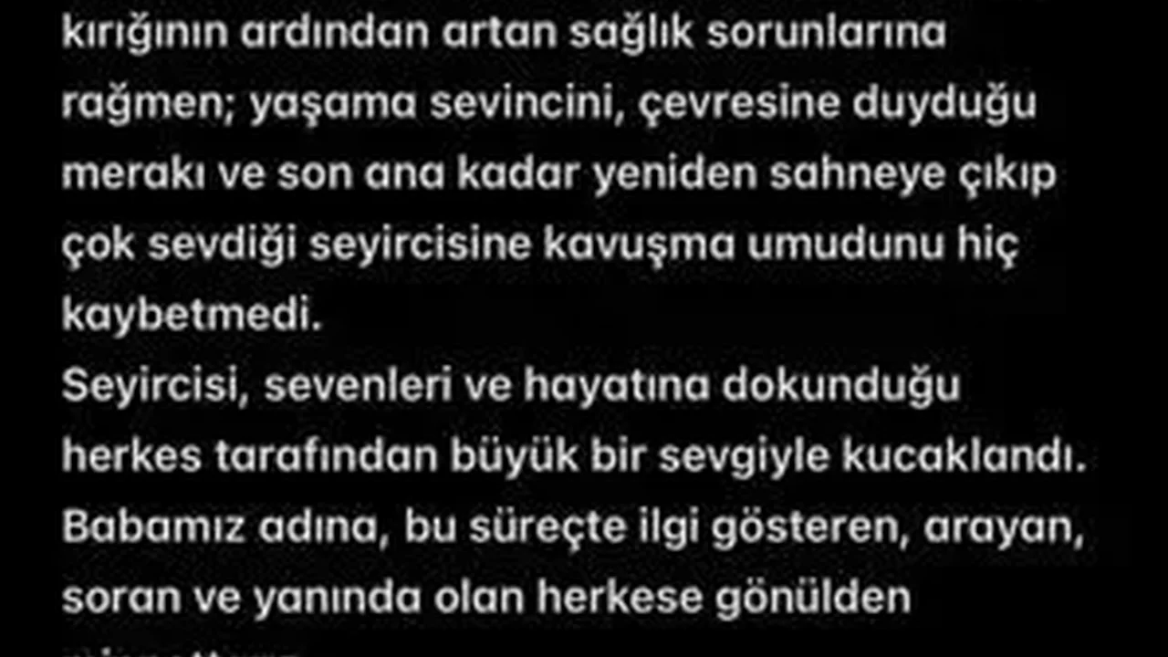 Usta oyuncu Zihni Göktay hayatını kaybetti