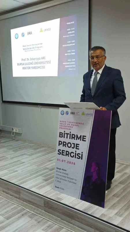 Bursa Uludağ Üniversitesi'nde moda tasarımcılarına sertifika