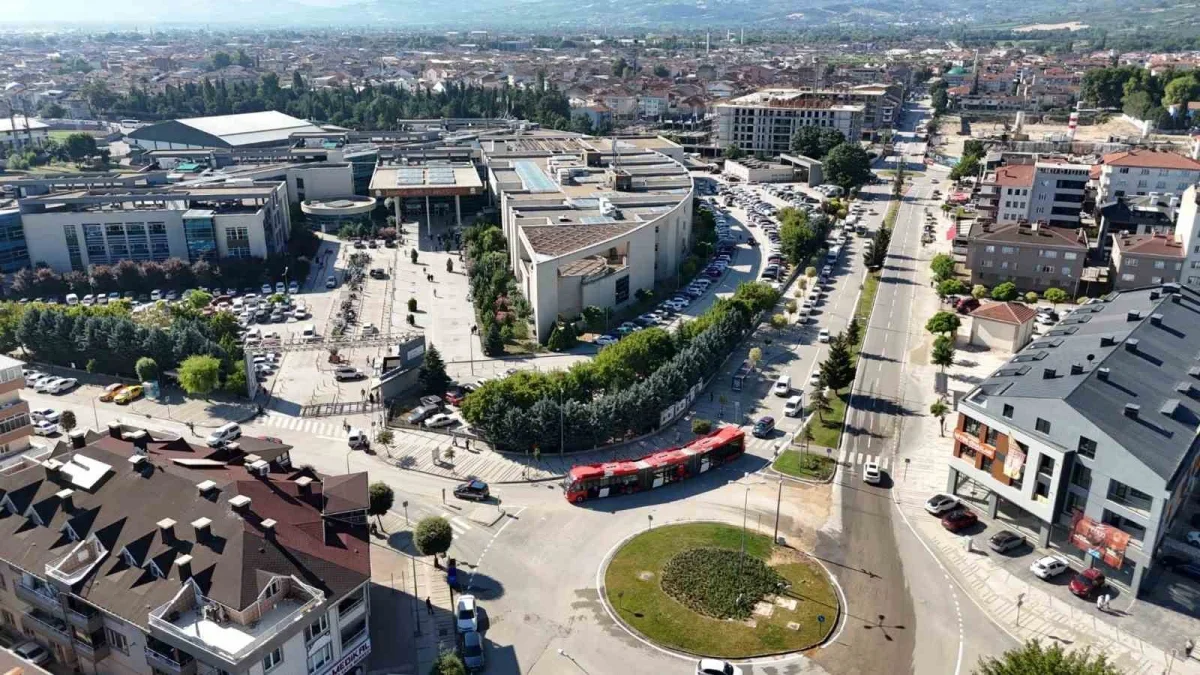 İnegöl'de metrobüs denemesi yapıldı: Hat Alanyurt'a uzanacak
