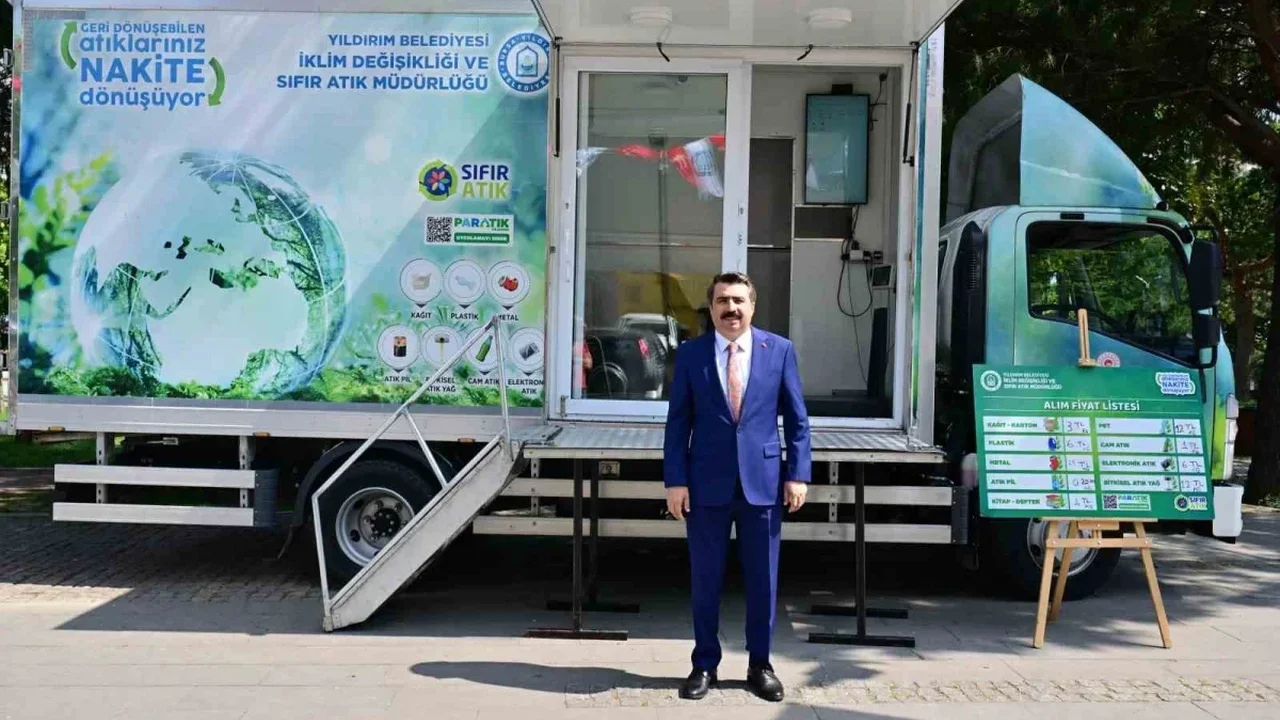 Yıldırım'da atık toplayan ailelere 830 bin lira destek