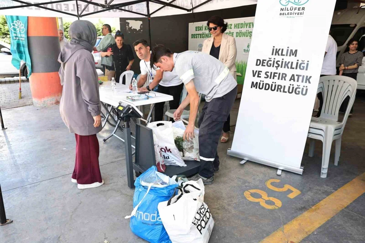 Nilüfer'de atık kağıt getirene sürpriz hediye kampanyası