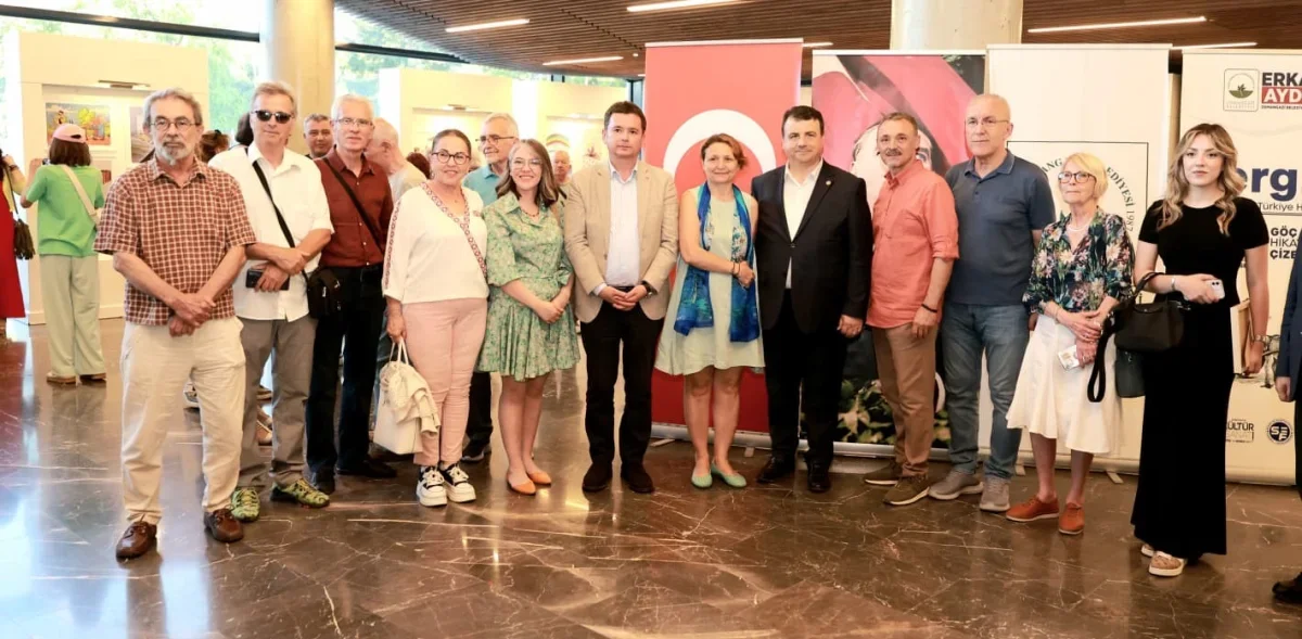 Osmangazi'de göç hikâyeleri karikatür sergisinde buluştu