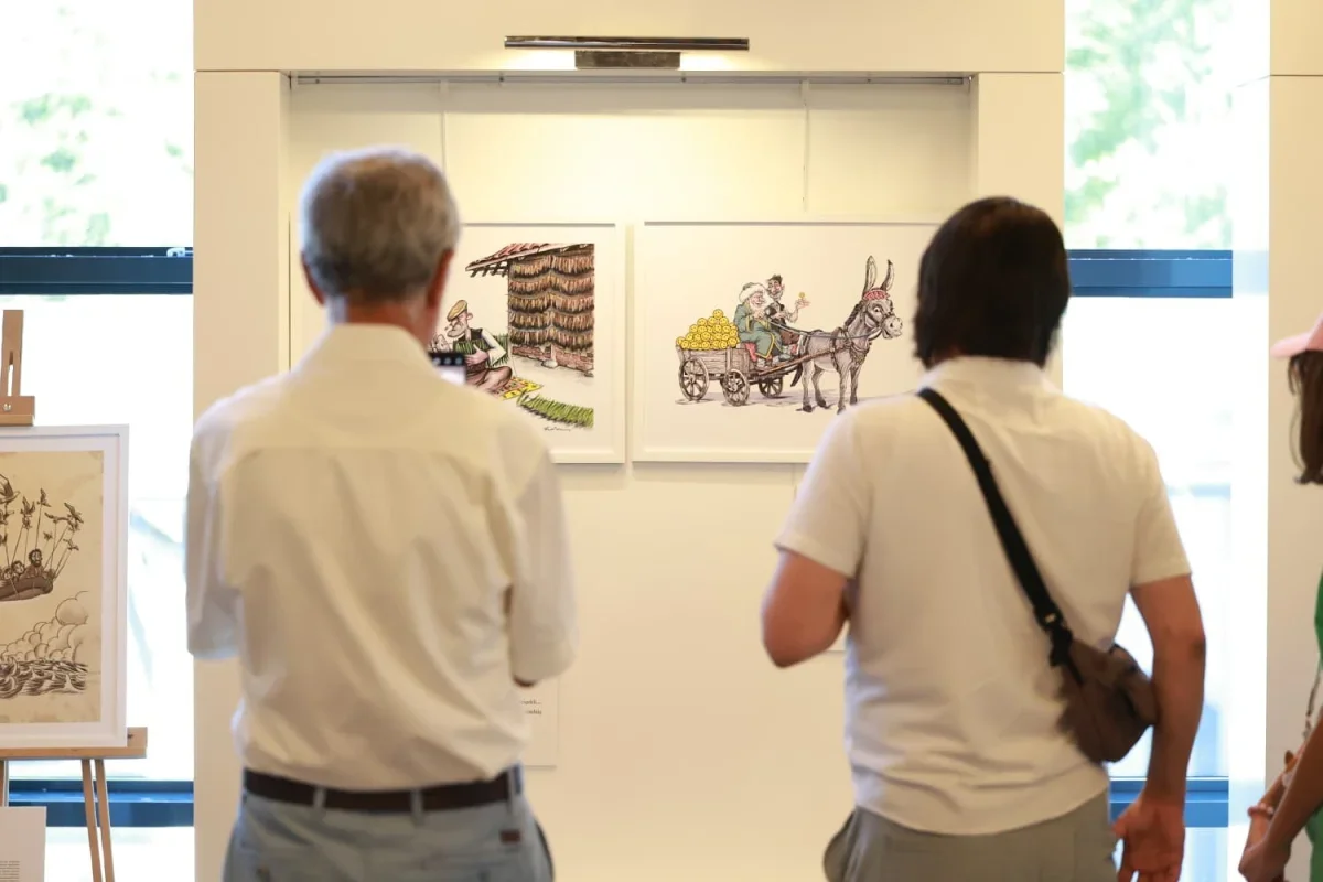 Osmangazi'de göç hikâyeleri karikatür sergisinde buluştu