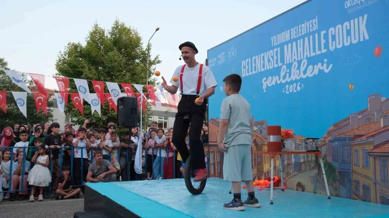 Yıldırım'da Geleneksel Mahalle Çocuk Şenlikleri başladı